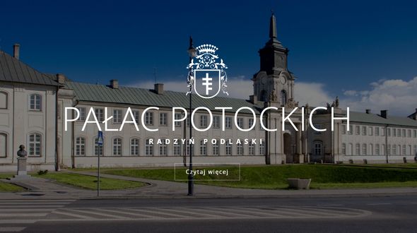 Strona internetowa pałacu Potockich