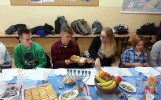 uczestnicy kolacji Szabasowej w I LO w Radzyniu Podlaskim