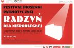 Festiwal Piosenki Patriotycznej „Radzyń dla Niepodległej”
