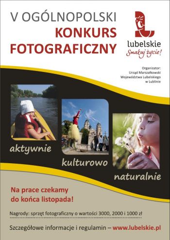 V Ogólnopolski Konkurs Fotograficzny  Lubelskie. Smakuj życie!